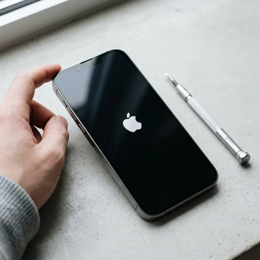 iPhone завис на яблоке — причины и решения