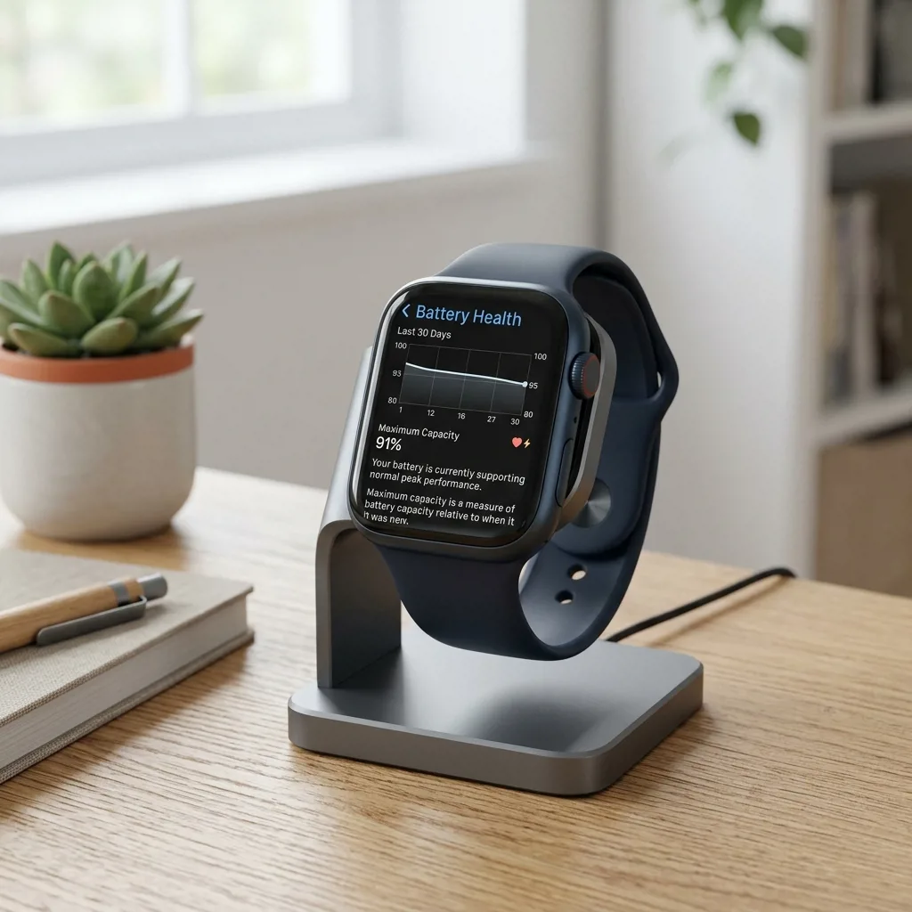 График деградации батареи Apple Watch