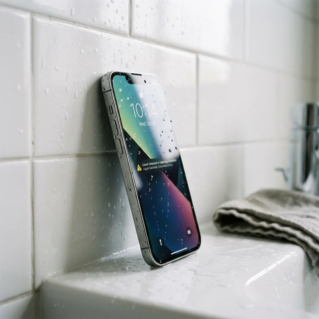 iPhone после попадания в воду